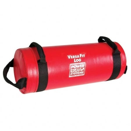 Refuah Versafit Logs with Multiple Handles and Fabric Hook and Eye Straps - Red - 23in. x 8in. diam. RE3721412
